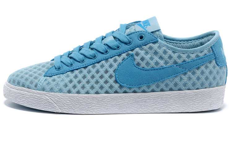 homme nike blazer low trainer 2013 summer light breathable blue discount